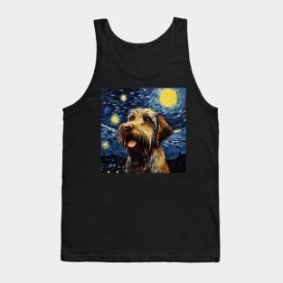 Wirehaired Pointing Griffon Starry Night Tank Top